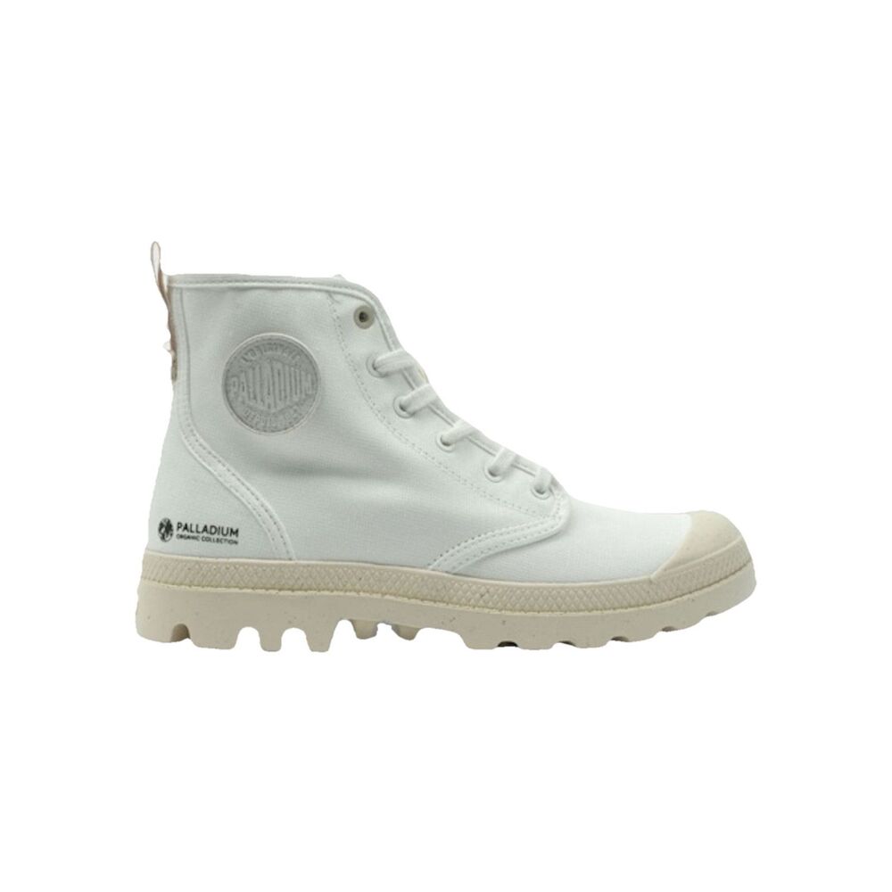 Palladium Pampa Hi Boots Women’s Sz 7 Organic Sneakers Star White Chunky Retro